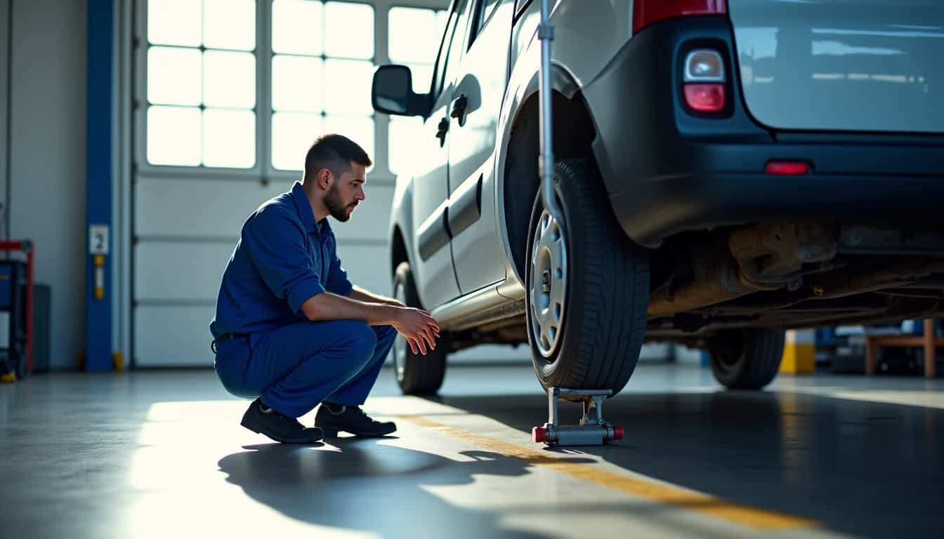 Mécanicien en train d