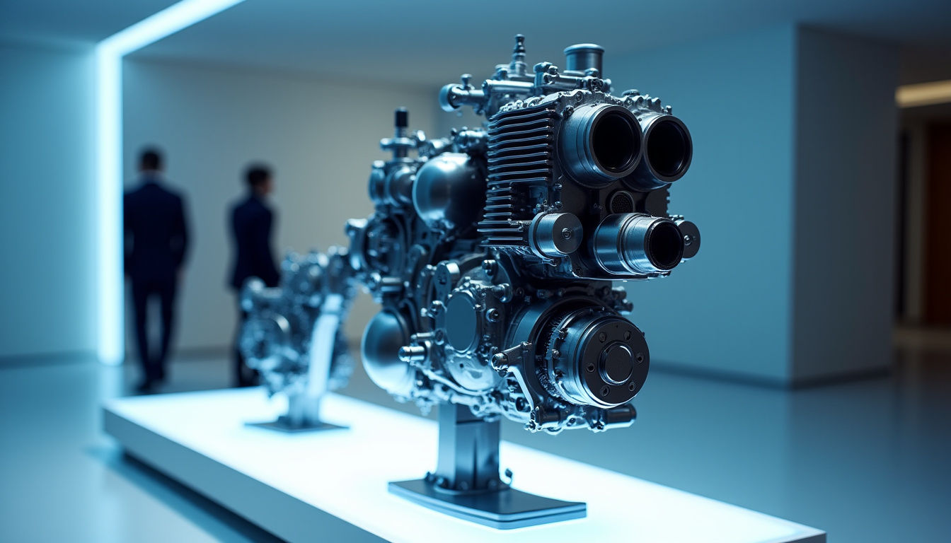 Moteur Crossplane 998 cm³ de la Yamaha R1 RACE lors d