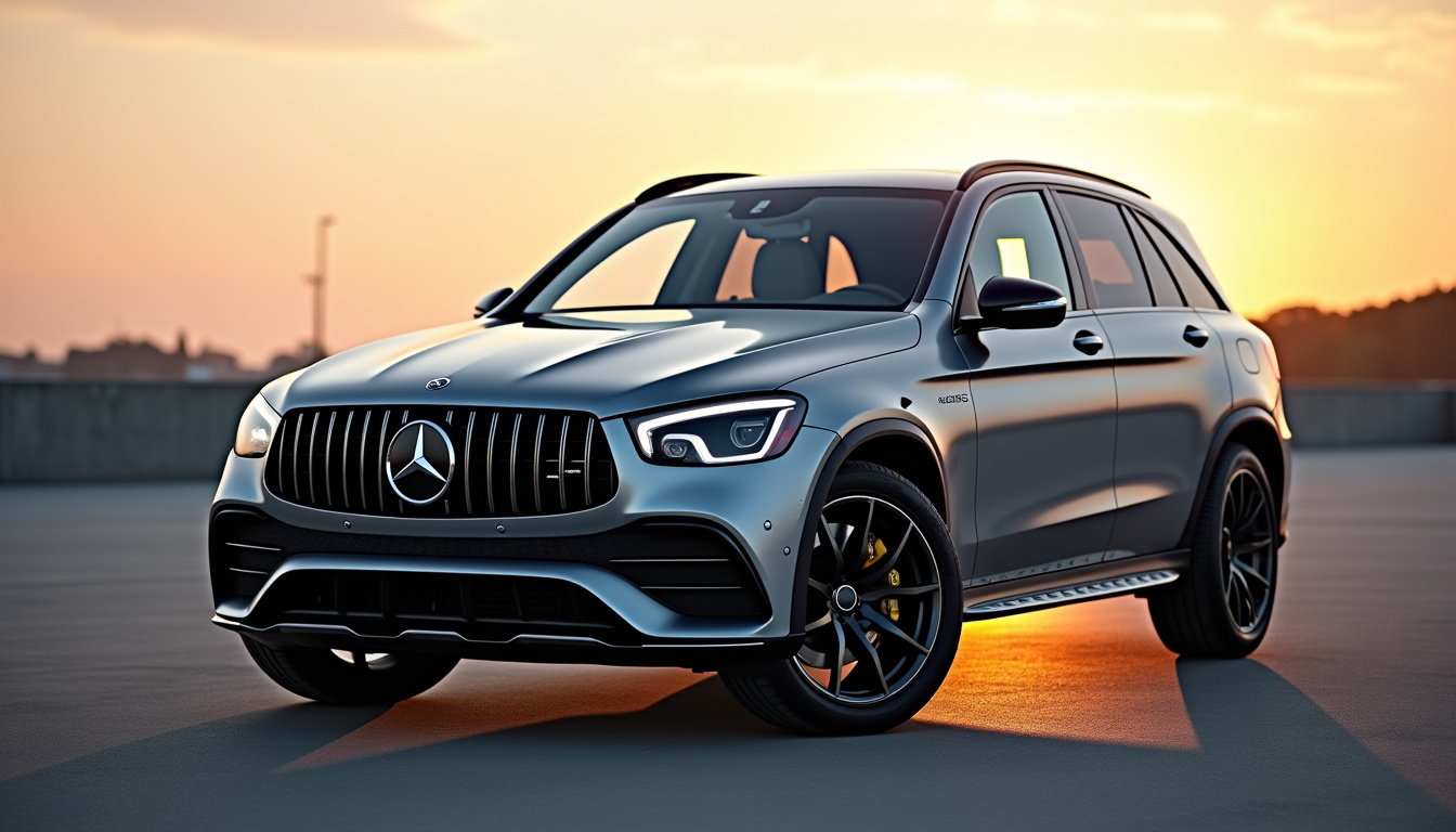 Finition AMG Line du GLC 2026 avec jantes 19 pouces et sièges sport