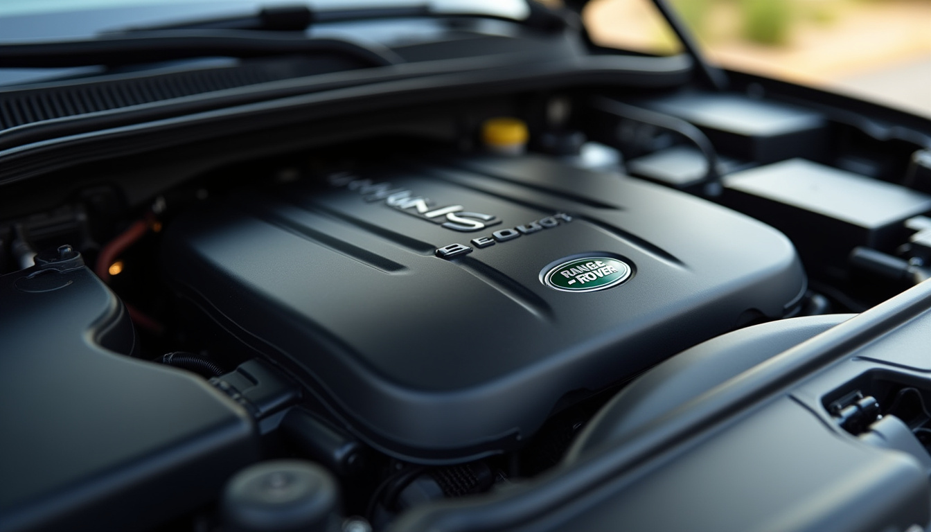 Vue du compartiment moteur d