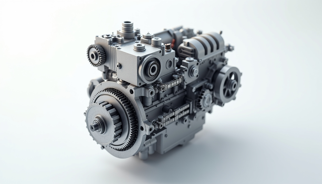 Vue en coupe d’un moteur PureTech génération 3, montrant la chaîne de distribution et les composants internes améliorés